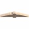 Ekena Millwork Eugene Smooth Timber Gable Bracket, Douglas Fir, 48"W x 8"H x 5 1/2"D x 5 1/2"F, 4/12 Pitch GBW048X08X0606EUG00SDF - alternate 5
